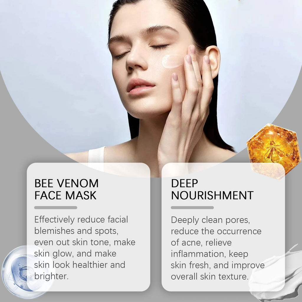 Hoygi Propolis & Bee Venom Facial Mask – Firming & Brightening Facial Mask Cream Zpaxo