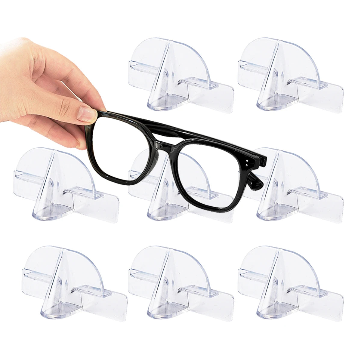 1 2 4 6 8-pack Glasses Storage Rack Wall-mounted Sunglasses Wall Home Zpaxo