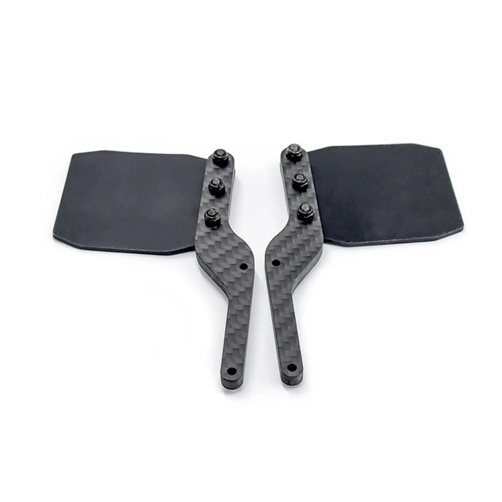2Pcs/Set 1/7 RC Car Rear Mud Flag Carbon Fiber Fender Mount Bracket For ARRMA 1/7 MOJAVE V2 EXB Truck RC Car Accessories Upgrade