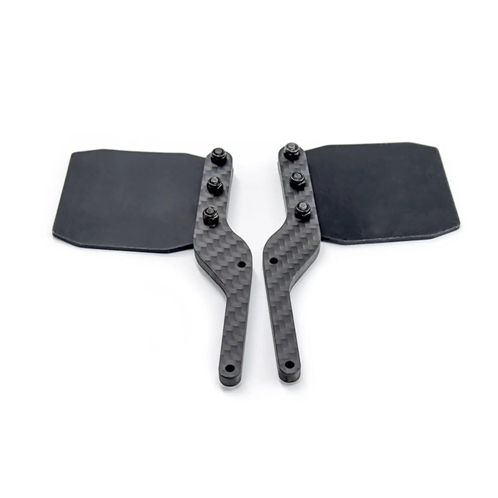 2Pcs/Set 1/7 RC Car Rear Mud Flag Carbon Fiber Fender Mount Bracket For ARRMA 1/7 MOJAVE V2 EXB Truck RC Car Accessories Upgrade