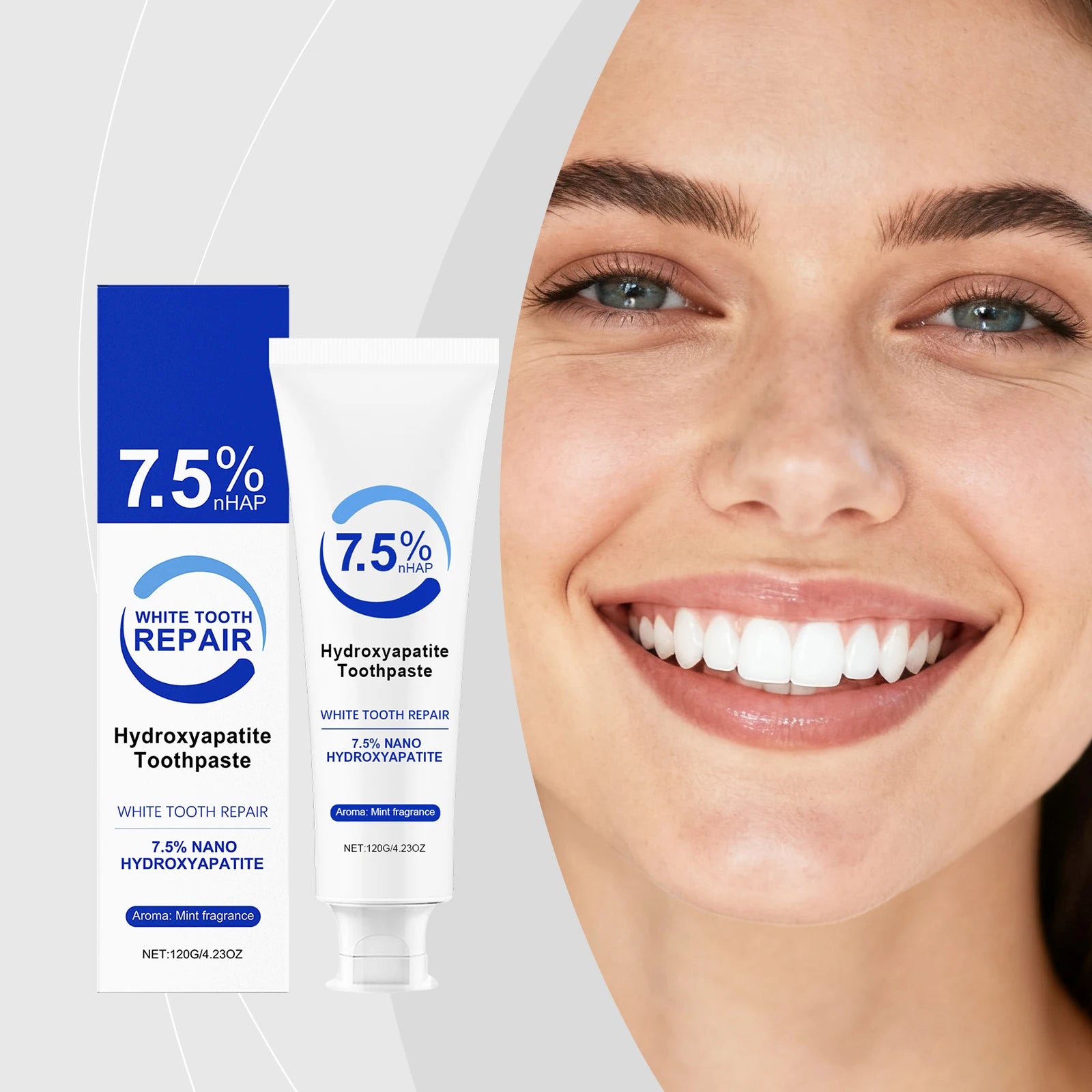 Whitening Care Gentle Cleaning Stain Removal Fresh Breath Teeth Care Daily Oral Hygiene Brightening Natural Teeth Toothpaste Zpaxo