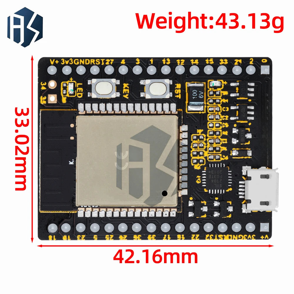ESP32 PYWIFI IoT Development Board, WiFi Bluetooth BLE Module, MicroPython Supported Zpaxo