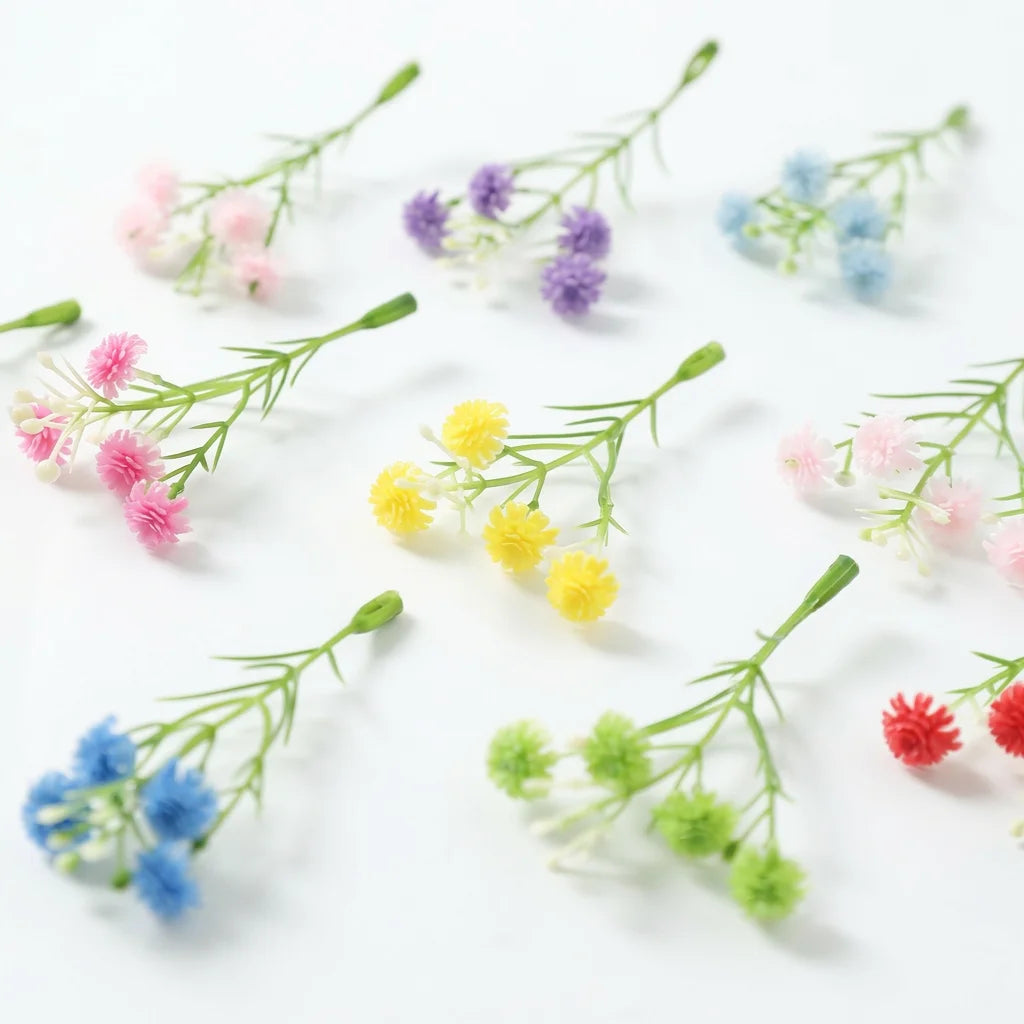 Artificial Gypsophila Baby's Breath Flowers 8cm – 12 Colors