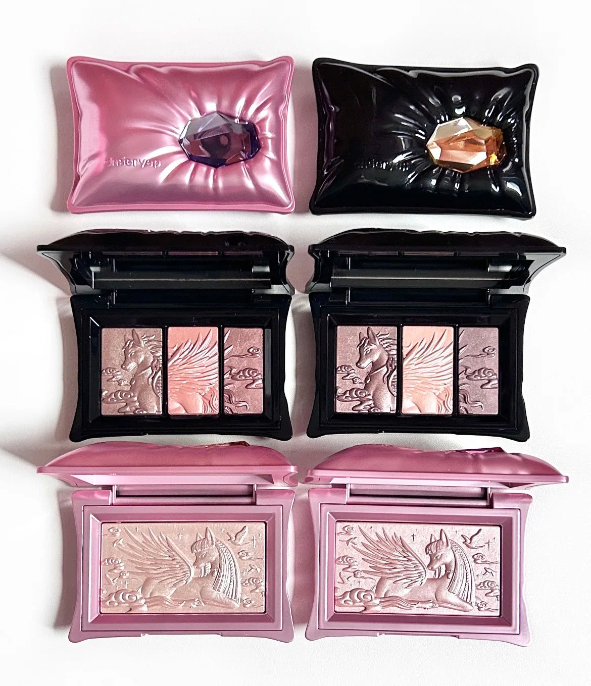 Qianyan Cheeryep Eyeshadow Palette Pillow Gem House Edition Zpaxo