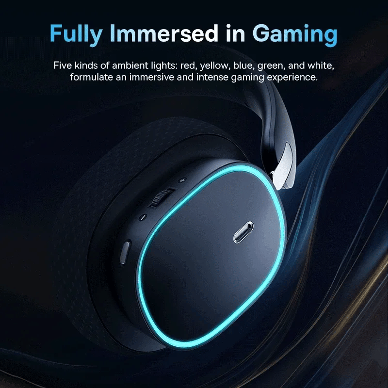 Baseus GH02 Gaming Wireless Headphone Mic Over-ear Headphones