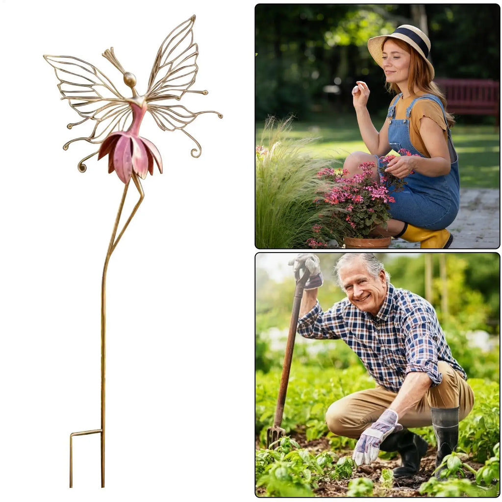 Yard Decor Stakes Fairy Shape Farmhouse Decorations Outdoor Courtyard