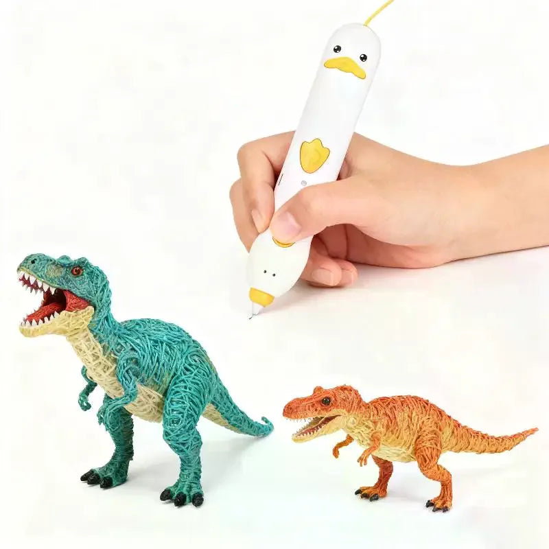 1 Set DIY Drawing Pens PCL Low-Temperature 3D Printing Pen With 236inch Filament USB Charging Christmas Gift For Beginners Zpaxo