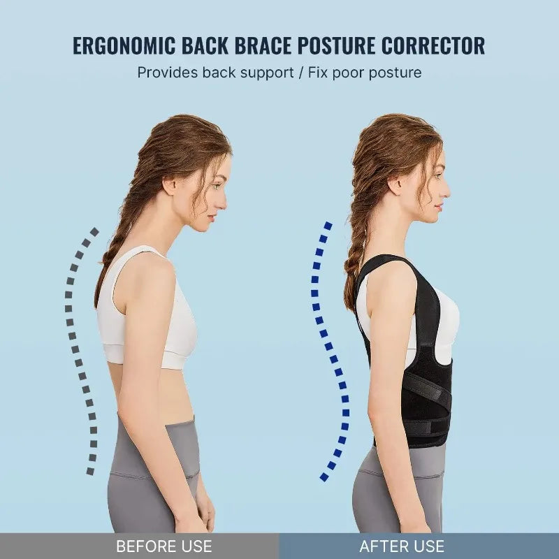 Back Brace Straightener Posture Corrector Scoliosis Hunchback Zpaxo