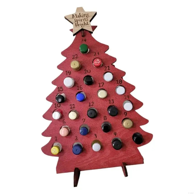 Christmas Count Down Calendar Natural Design Accommodates 24