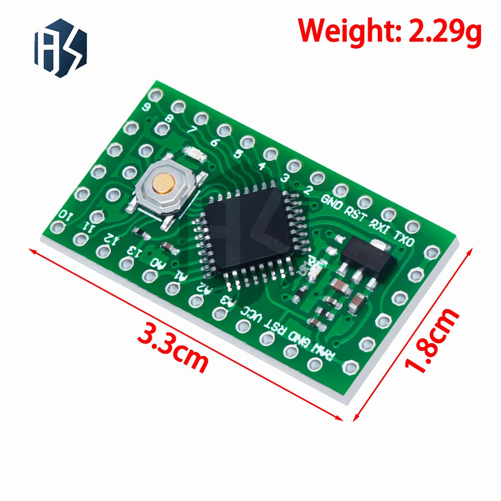 Arduino-compatible LGT8F328P Development Board 3 3V 5V LQFP32 MiniEVB Zpaxo