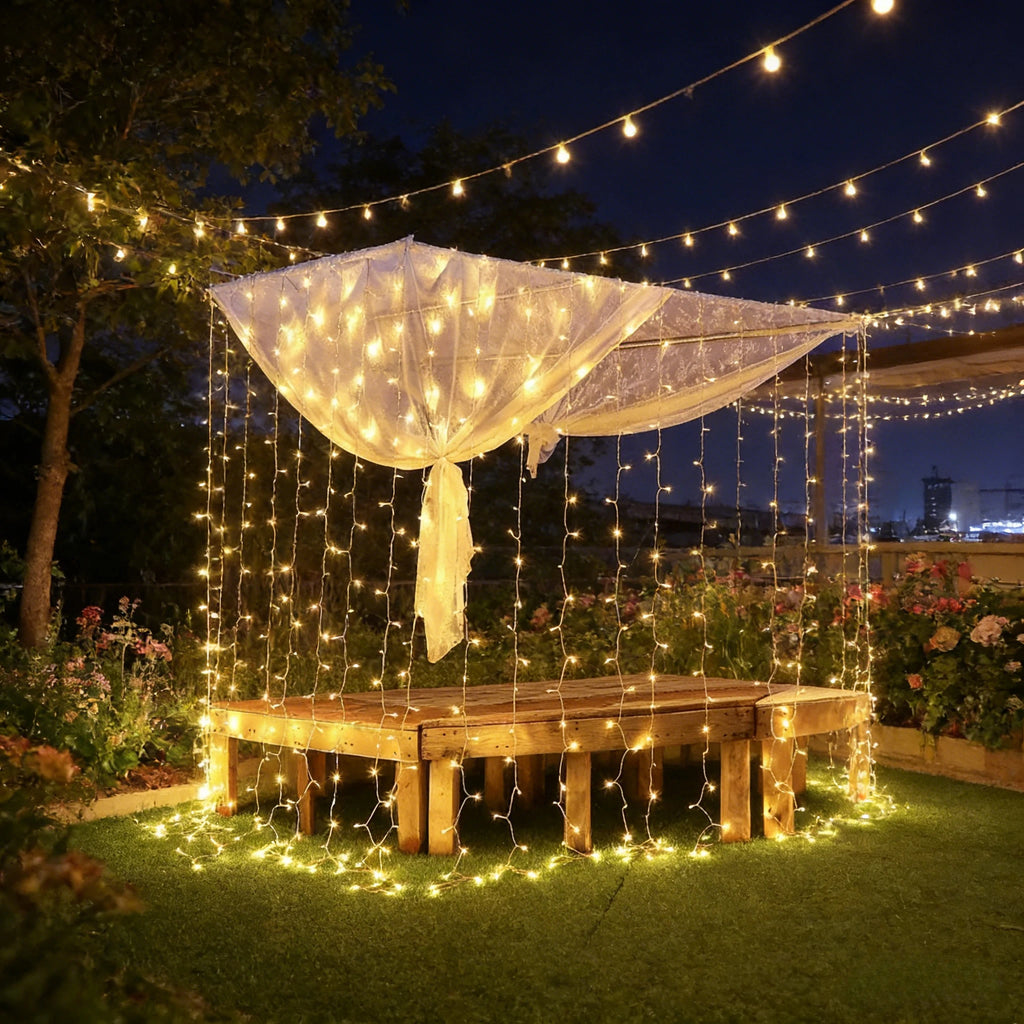 300 LED Curtain Garland on The Window USB String Lights Fairy Festoon Remote Control Christmas Wedding Decorations for Home Room Zpaxo