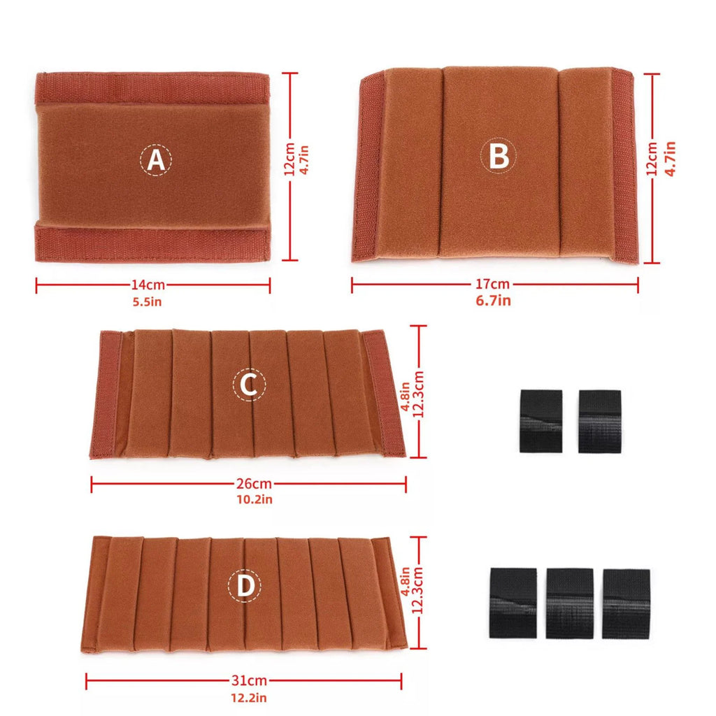 4Pcs/Set Dividers Padded Separators Portable For Camera Bag Replacement Photo Backpack Knapsack Cameras Compartments
