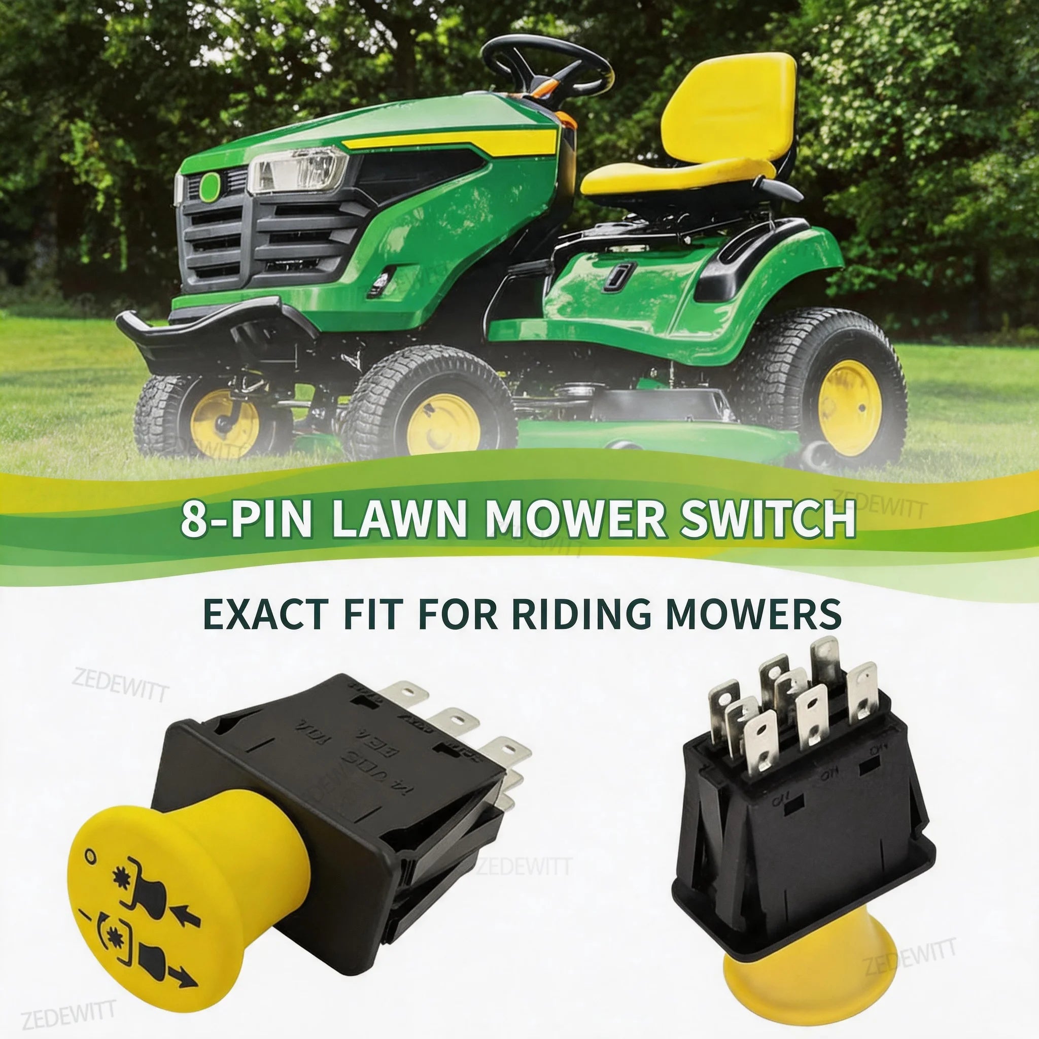 PTO Switch for John Deere AM119139 AM131966 L105 L120 Z625