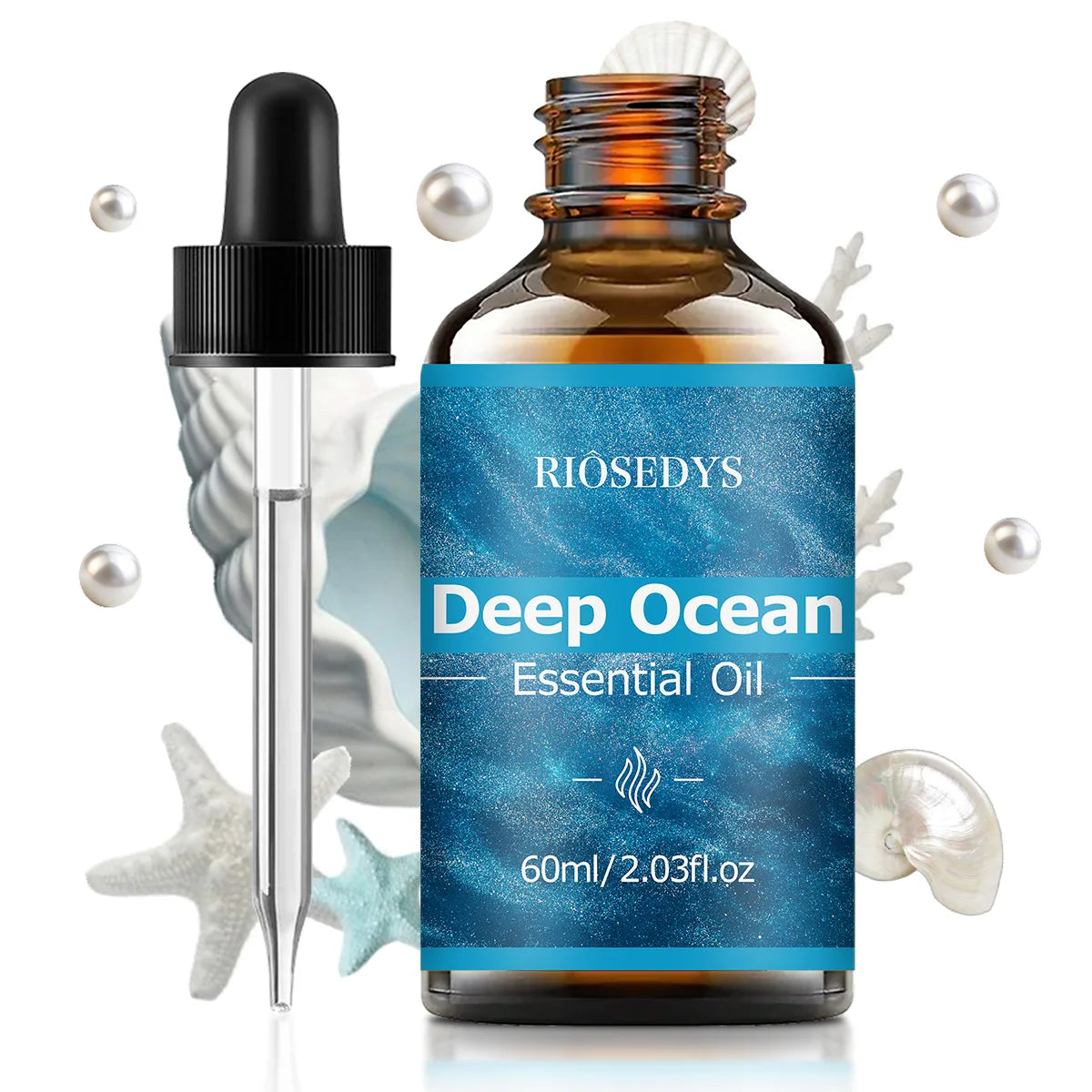 DEEP OCEAM ESSENTIAL OIL moisturizing and nourishing massage oil suitable for skincare, fragrance, massage, and all skin types. Zpaxo 60ml DEEP OCEAM Other
