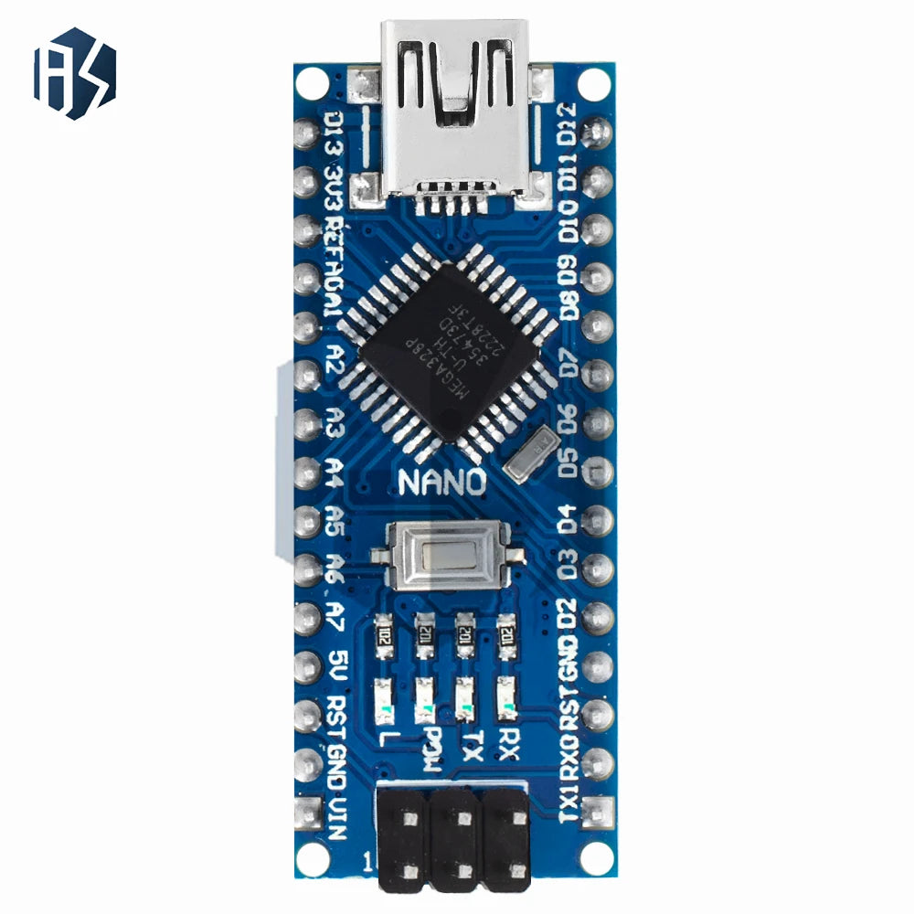 ‌"GRBL-Compatible CNC Shield V4 & Nano 3.0 Bundle with 3x DRV8825 Stepper Drivers – 45V 2.5A Motor Control, 1/32 Microstepping Zpaxo