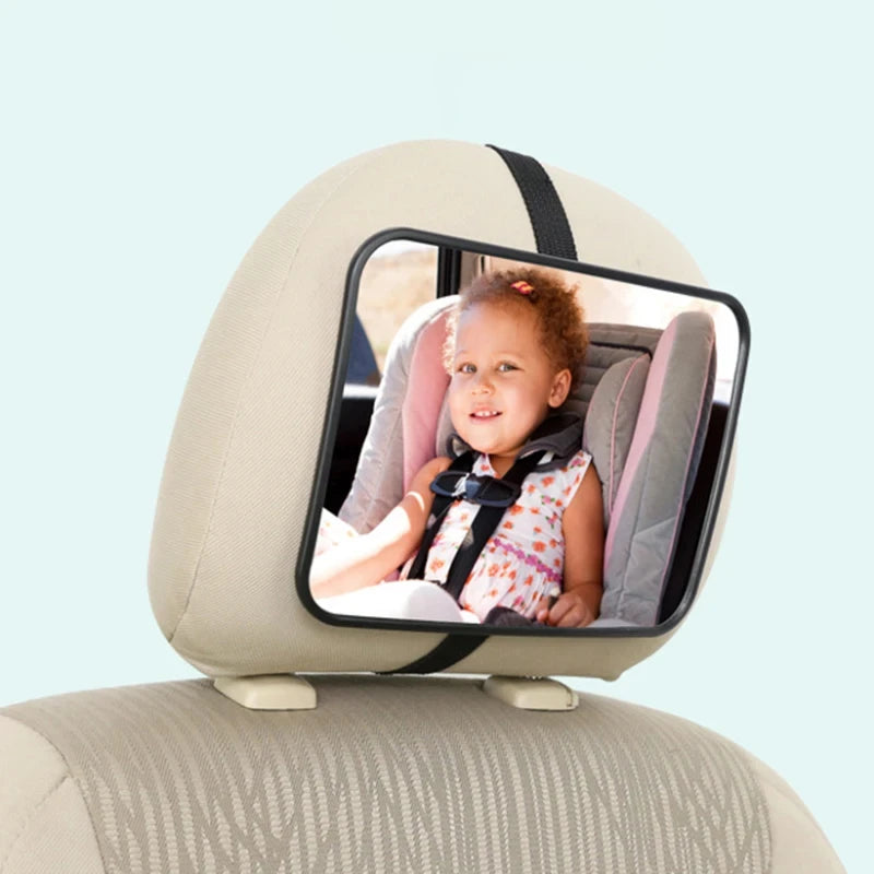 Car Rear Seat Baby Mirror Adjustable Wide Angle Safety Rearview