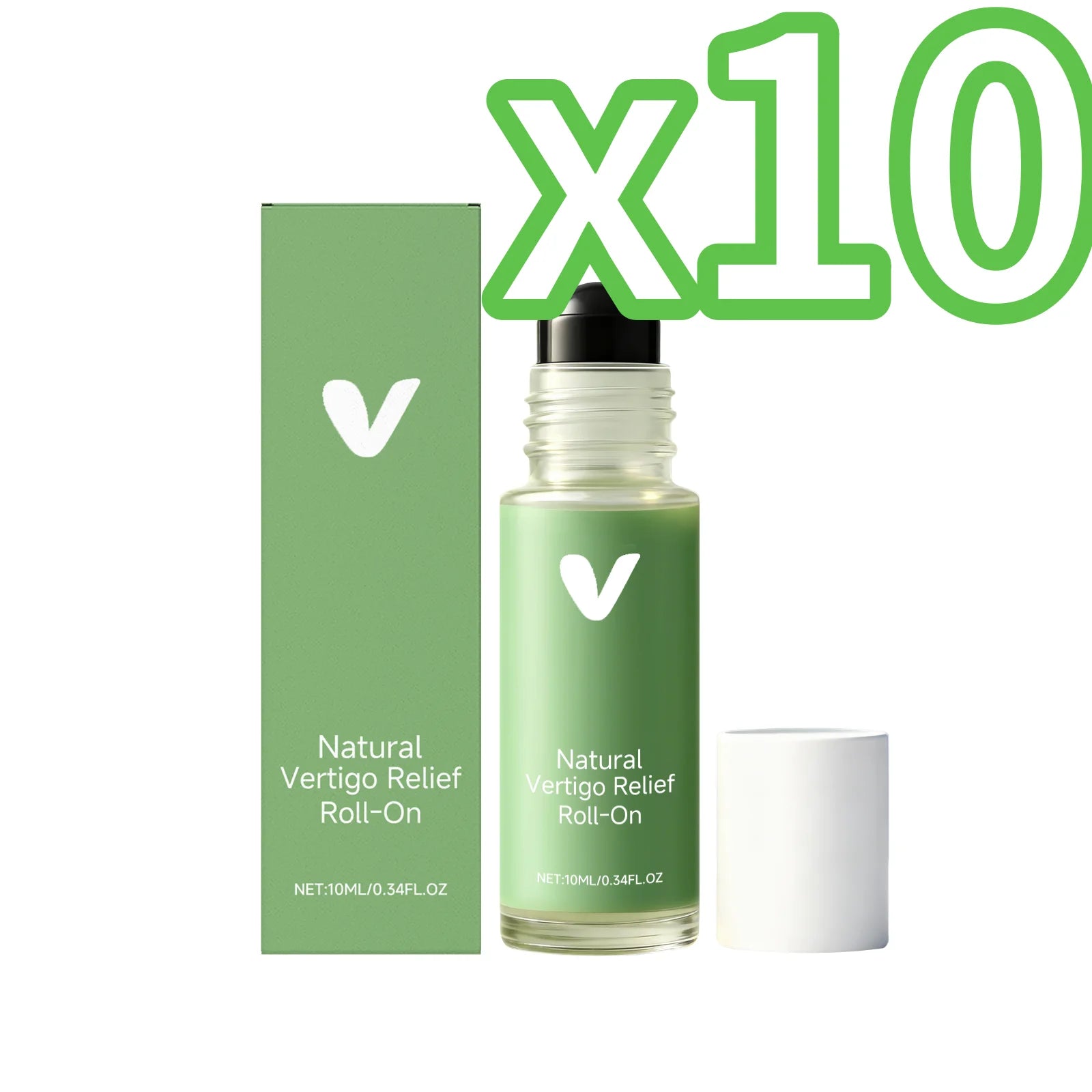 Menthol Vertigo & Dizziness Relief Roll-On Oil 10ml Soothing Relief Oil Zpaxo 10ml Boxed X 10PCS