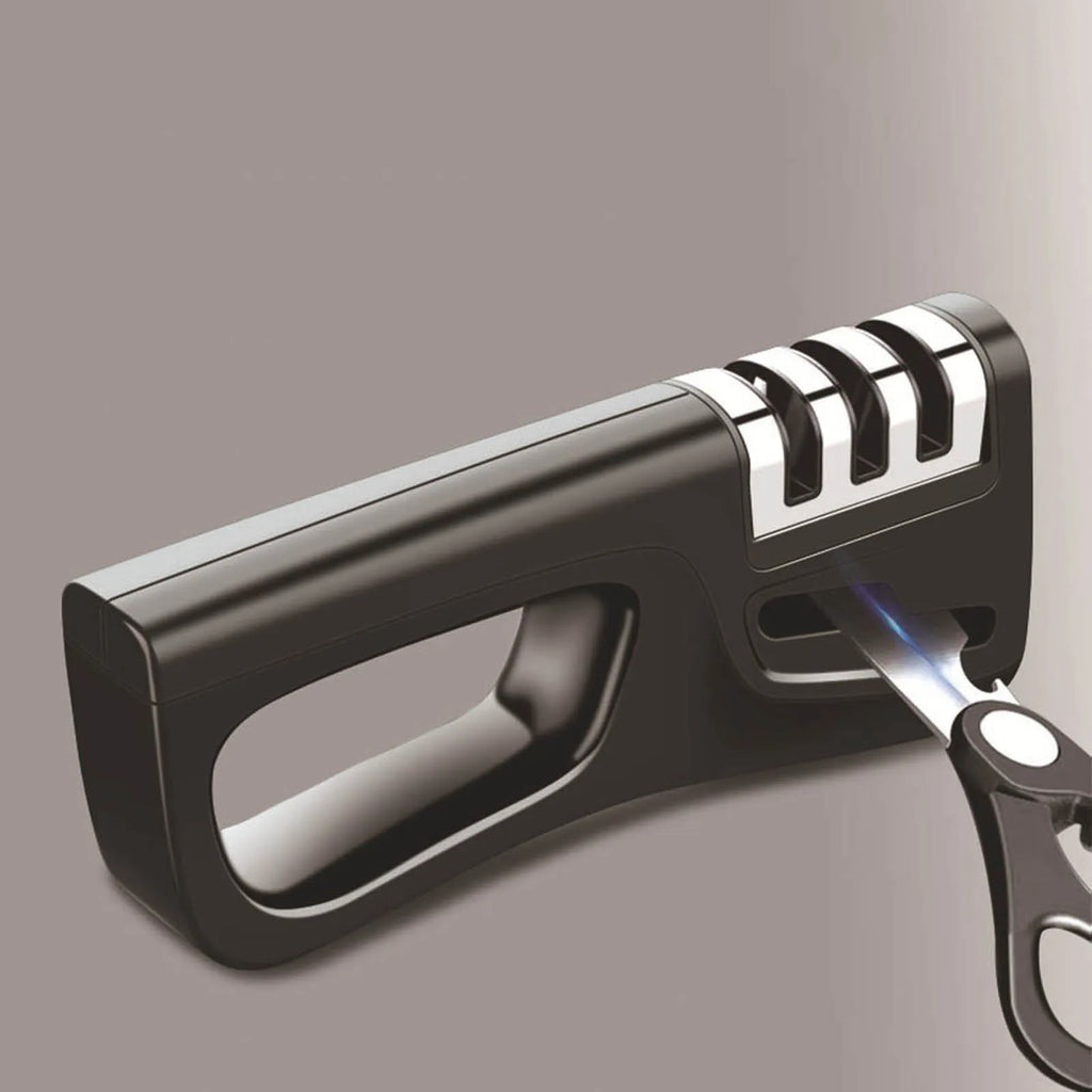 Professional 4-in-1 Knife Sharpener Replaceable Ceramic Tungsten