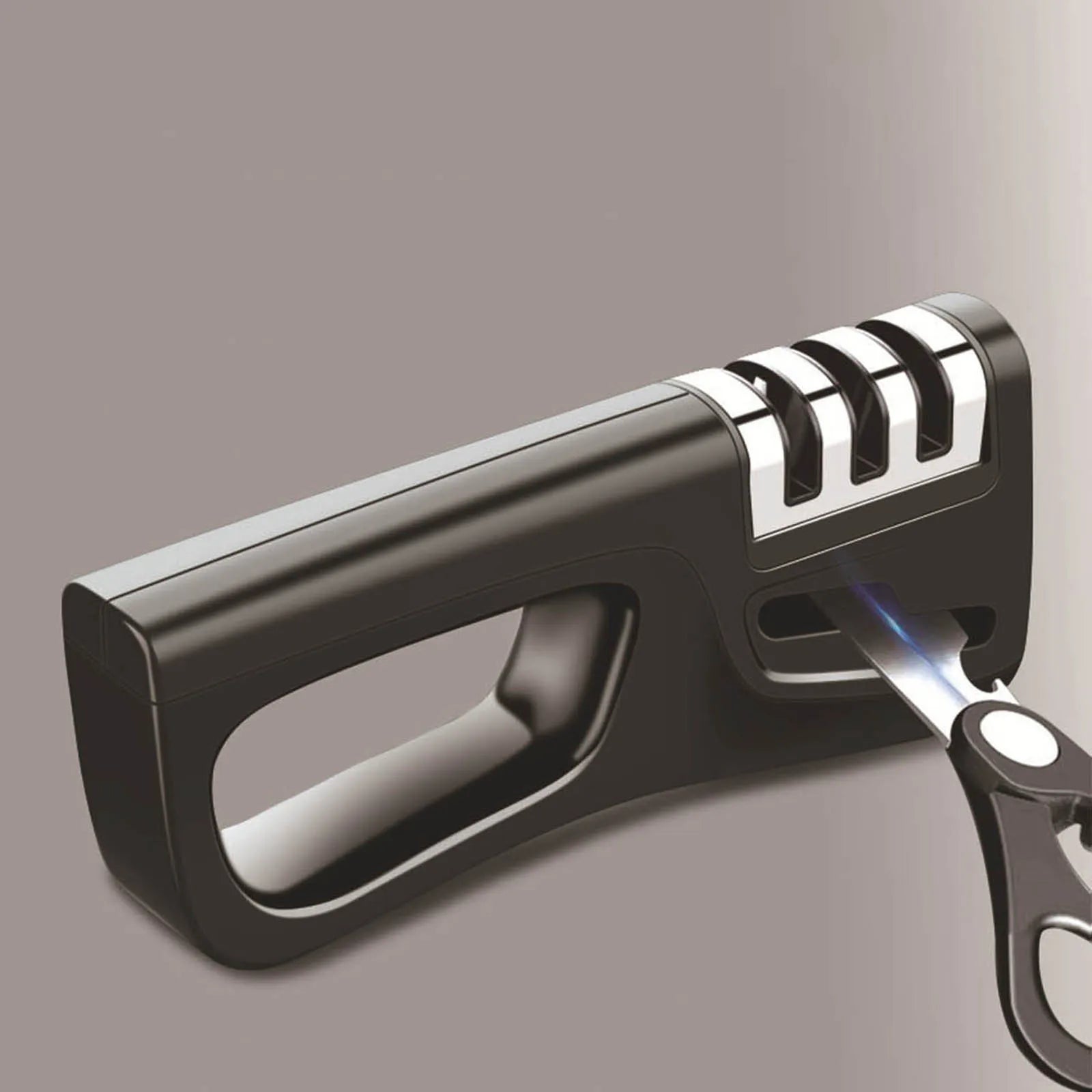 Professional 4-in-1 Knife Sharpener Replaceable Ceramic Tungsten