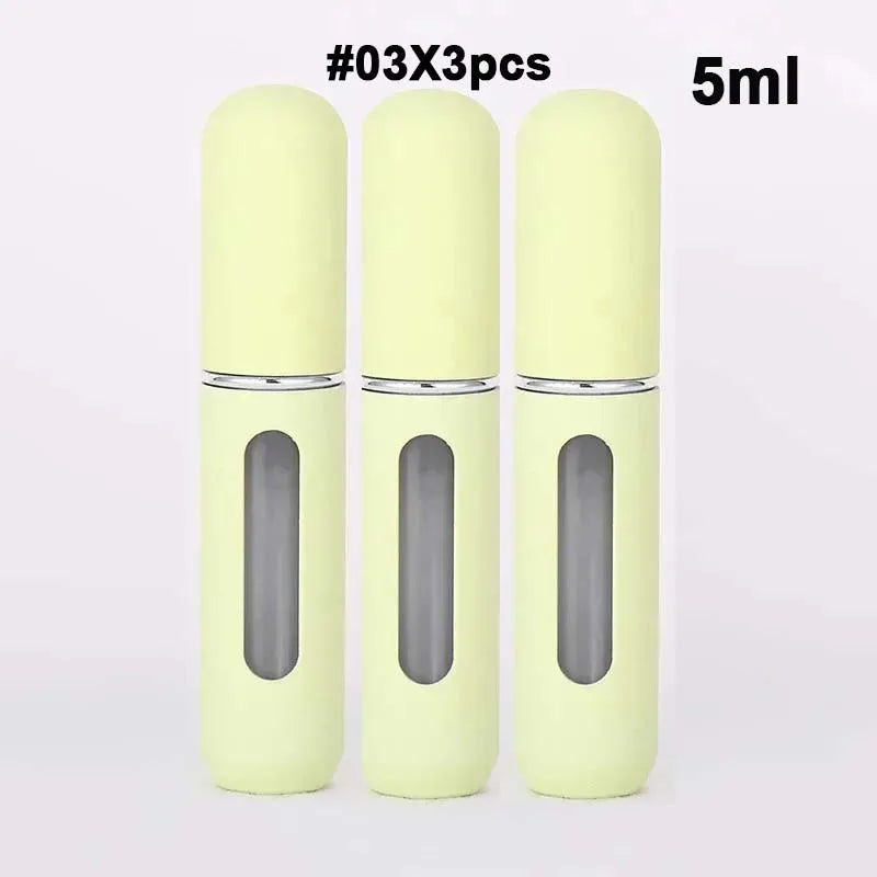 5ml Mini Refillable Perfume Spray Bottles | Candy Color Travel Set Refillable Perfume Atomizer Zpaxo 106-03x3
