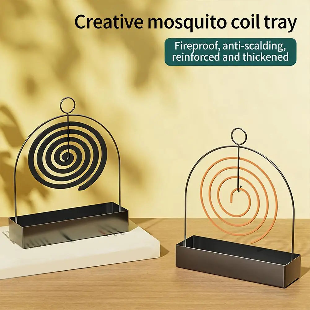 Mosquito Coil Holder – Modern Iron Incense Burner Rack Mosquito Coil Holder Zpaxo