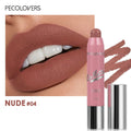 Velvet Matte Lipstick Moisturizing Waterproof Lasting Nude Apricot Lip Tint Non-stick Cup Lip Gloss Lipstick Cosmetics Make Up Zpaxo 04