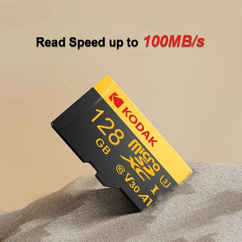 KODAK Micro Card Driving Recorder 128GB Micro SD Memory Card For Mobile Phone PC Earphone Speaker HD Camera Game Switch Zpaxo