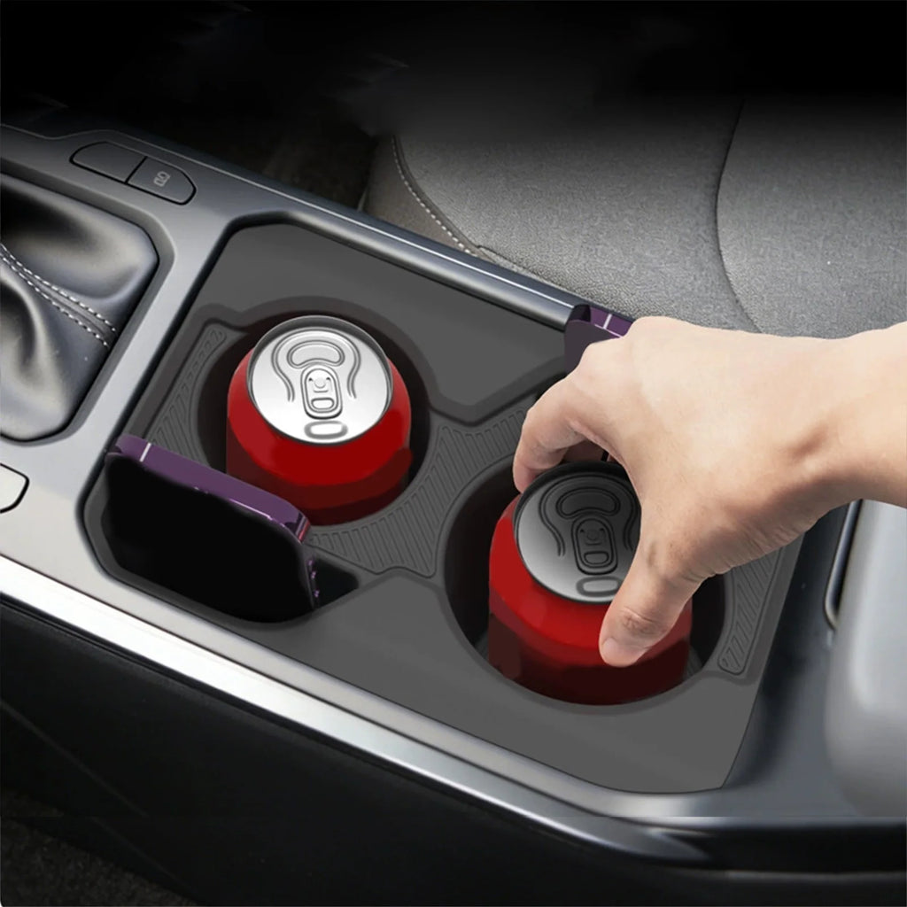 Kia K4 2026 Silicone Center Console Cup Holder Insert Waterproof