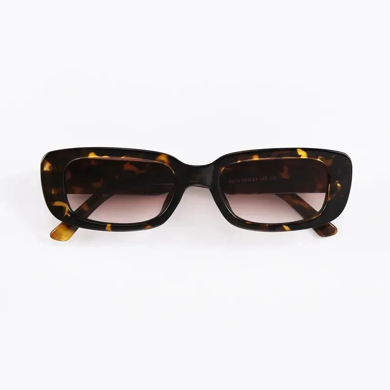 Small Square Vintage Sunglasses – Hip Hop Green Shades 1-4 Pack