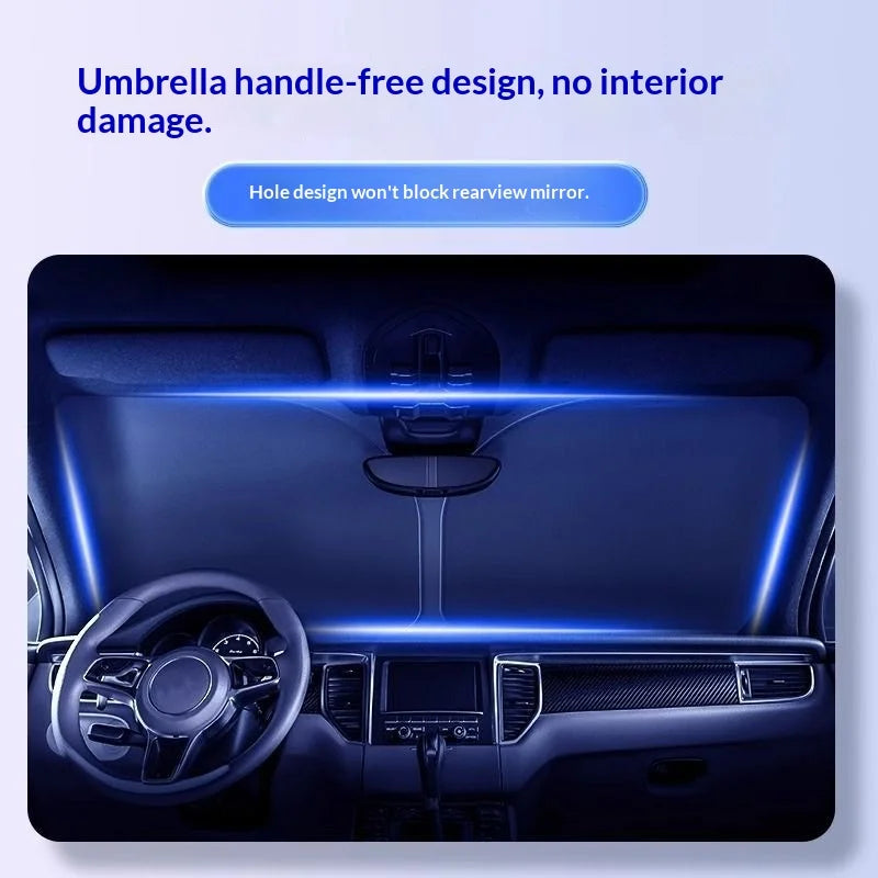 Car Windshield Sun Shade Cover Foldable Front Window Visor Blocks UV