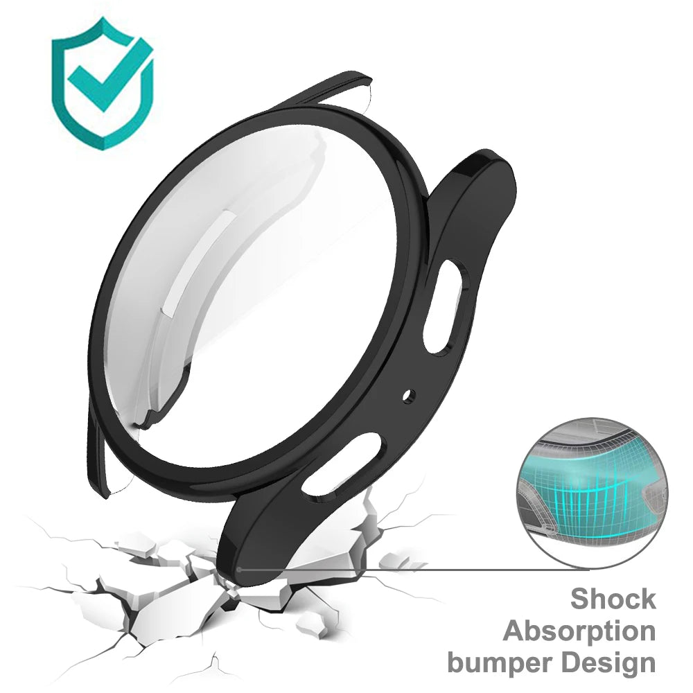 Watch Case For Samsung Galaxy Watch 7 40mm 44mm Soft TPU Screen Protector All Around Bumper Protective Cover Accessory Shield Zpaxo
