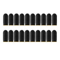 20/40pcs Mobile Game Fingertip Cover Sweatproof Anti-slip Touch Screen Finger Sleeve Breathable Gaming Fingertip Cover For Gamer Zpaxo 20PCS Yellow