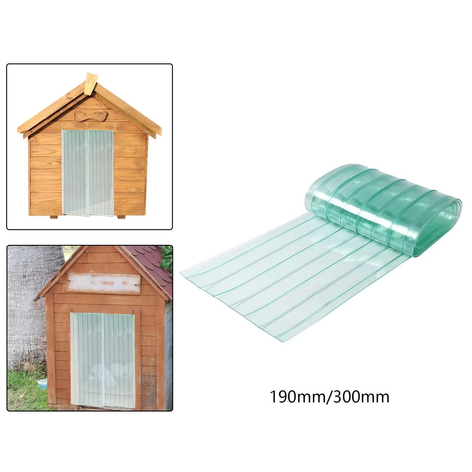 PVC Door Curtain Length 1 5M Warehouse DIY Dog House Waterproof Zpaxo