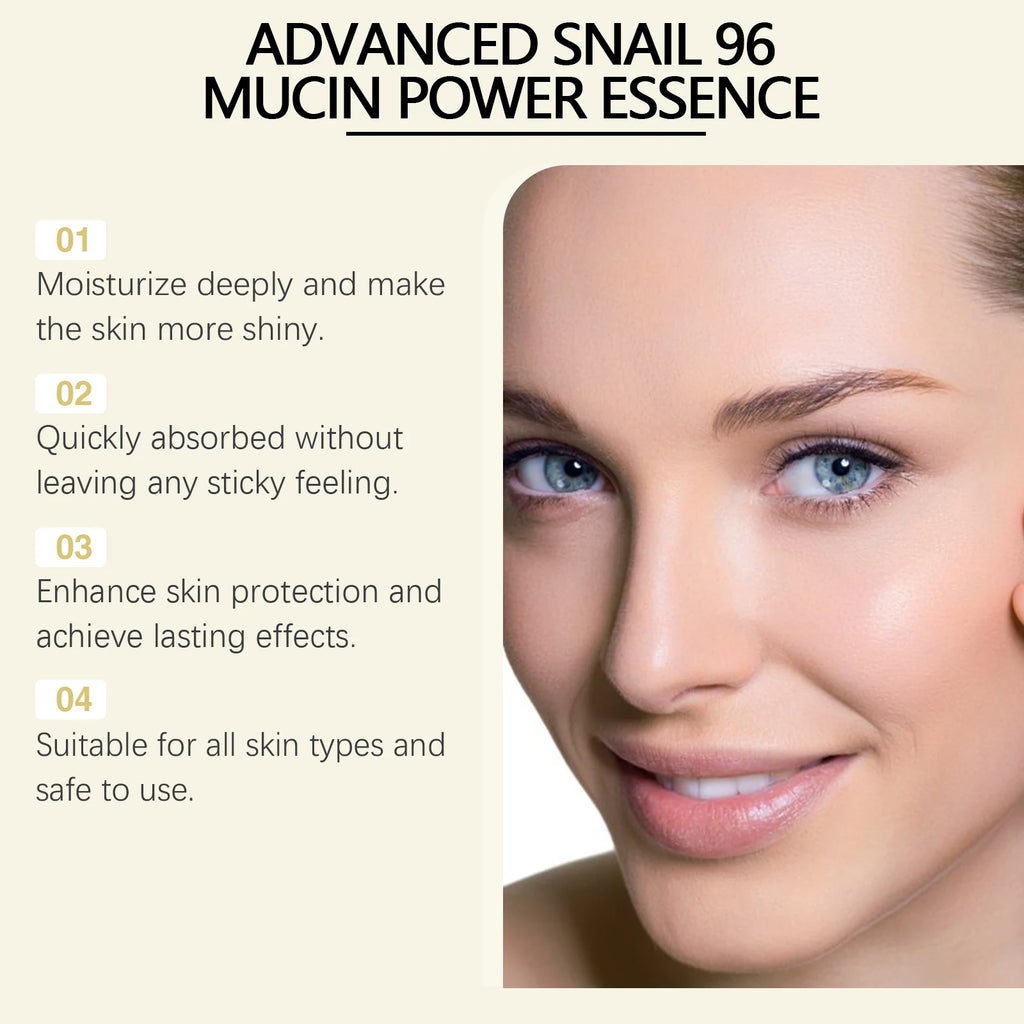 Snail 96 Mucin Power Essence – Anti-Aging Moisturizing Serum Face Serum Essence Zpaxo
