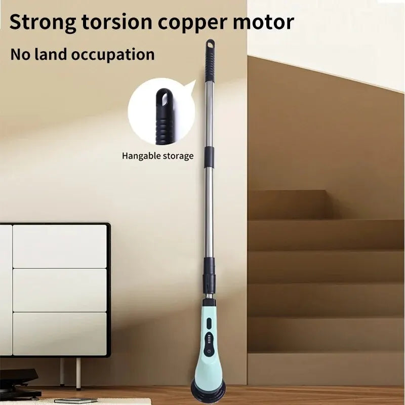 Wireless Electric Cleaning Brush Bathroom Window Kitchen Automotive Multifunctional Household Rotating Cleaning Machine Zpaxo