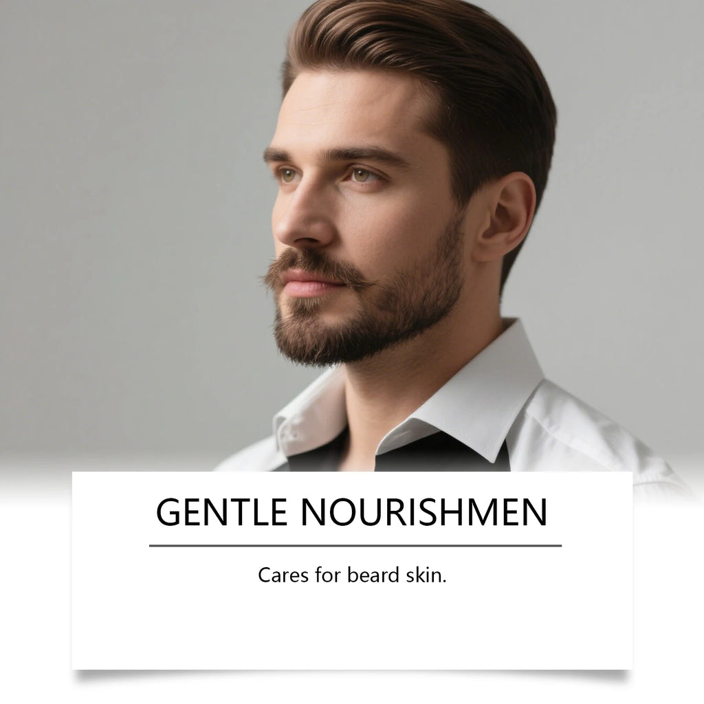 Men's Beard Care Balm – Softens Beards, Deep Nourishment, Soothes Redness, Non-Irritating, Suitable for Sensitive Skin Zpaxo