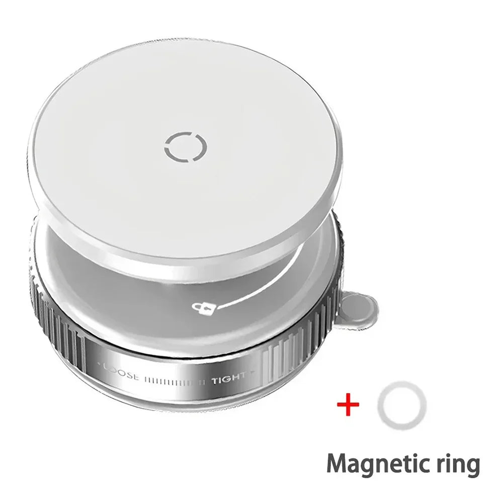 Magnetic Car Phone Holder – 360° Vacuum Suction Mount Car Phone Mount Zpaxo White-1