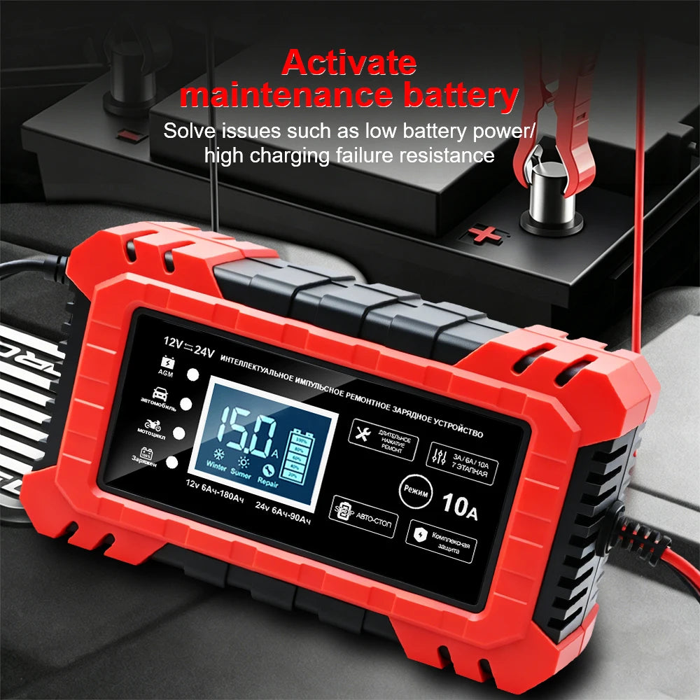 Digital LCD Display EU Plug Overvoltage Protection Intelligent Pulse