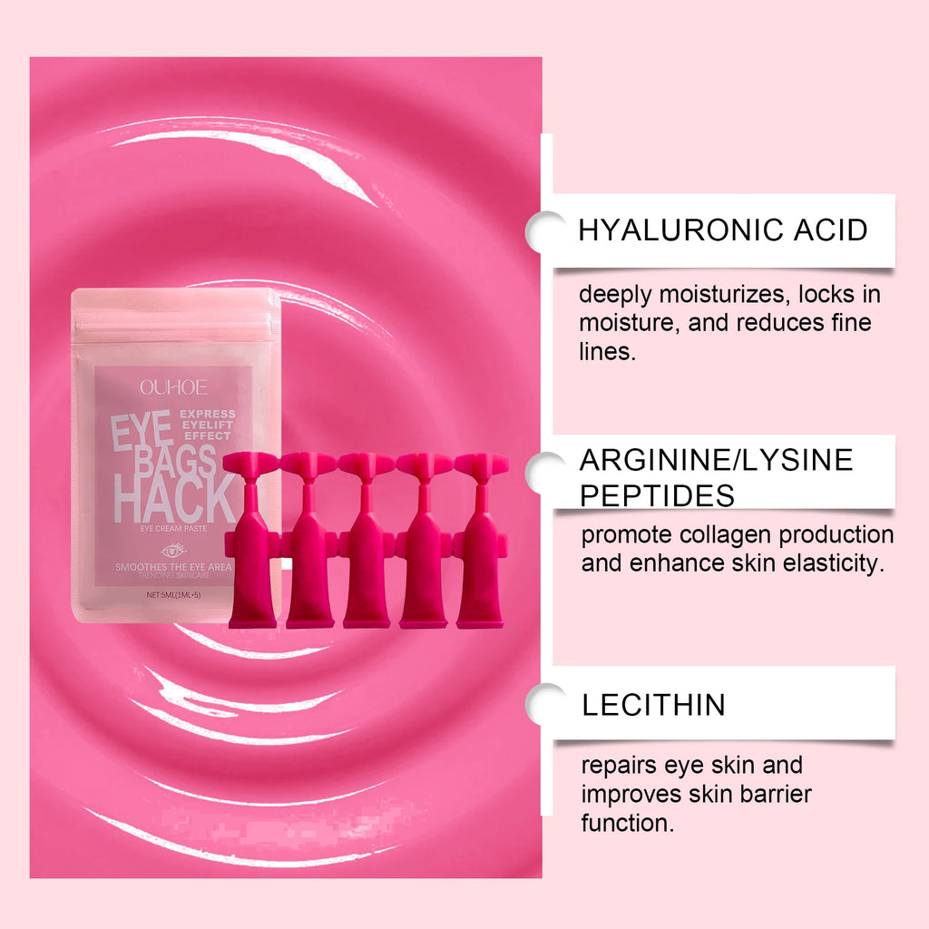 OUHOE Nourishing Moisturizing Eye Cream Firms Area Reduces Fine Lines Zpaxo