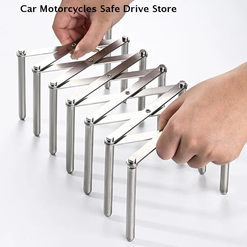 Retractable Storage Rack Space Saving Pot Lid Holder Space-saving