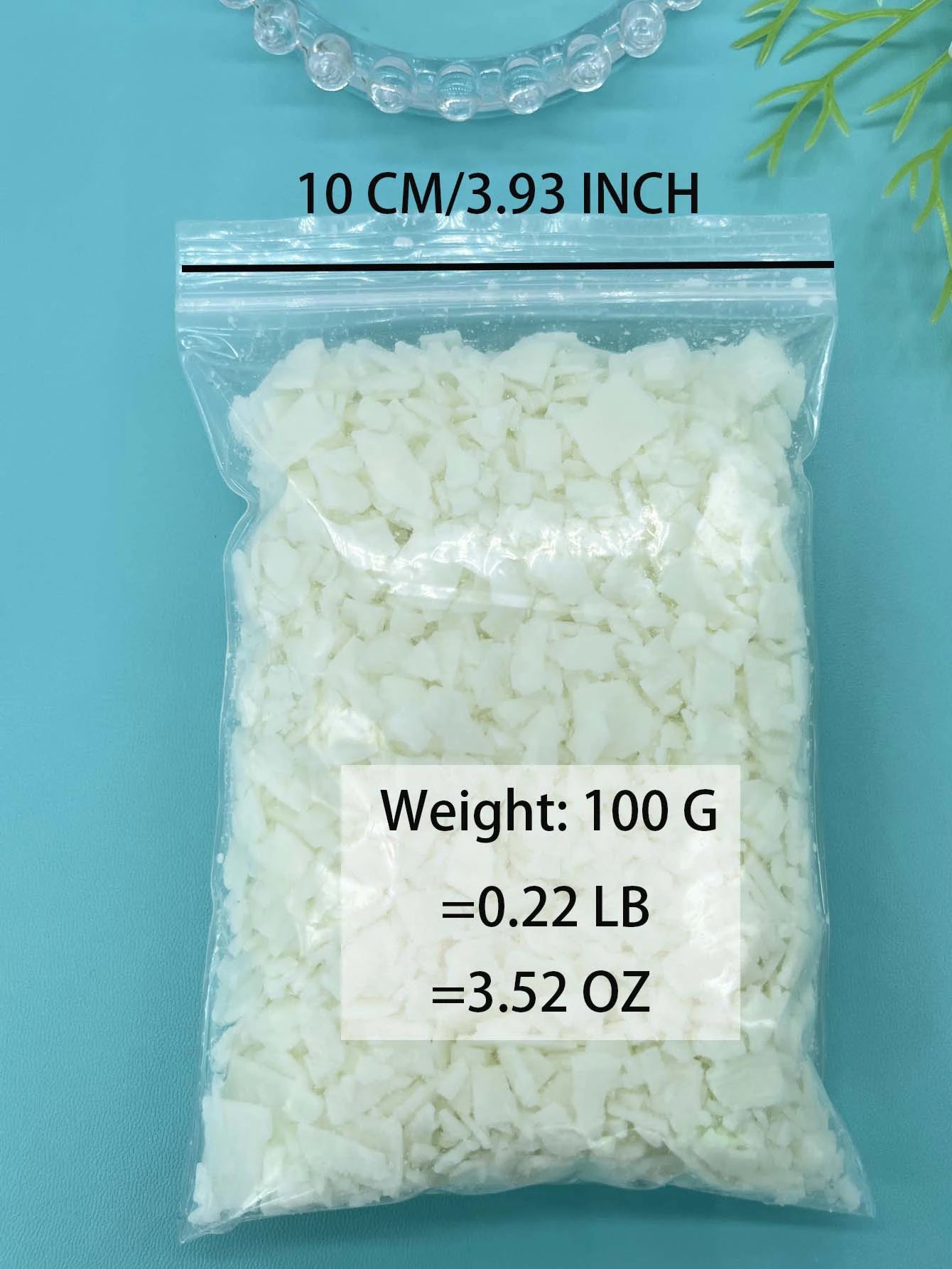 Natural Soy Wax Flakes for DIY Candle Making – 50g to 500g Candle Making Wax Zpaxo 100g