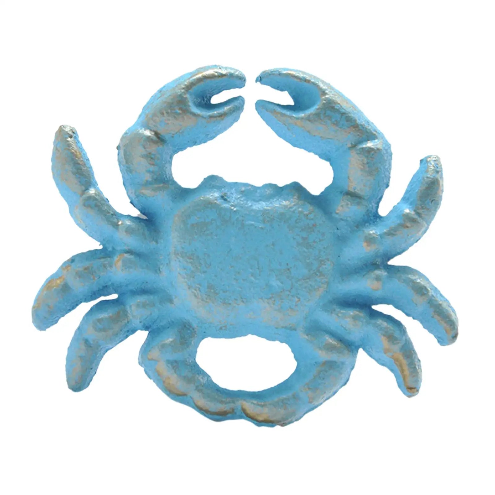 Cabinet Knobs Screw Decorative Pulls Drawer Pull Handle Bathroom Zpaxo Blue Crabs