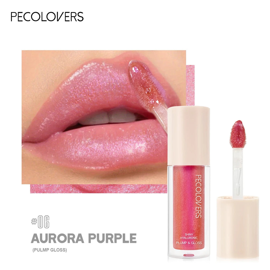 Moisturizing Glitter Lip Gloss Mirror Long-Lasting Shine Plumping Liquid Lipstick Nutritious Lip Liquid Makeup Zpaxo 06