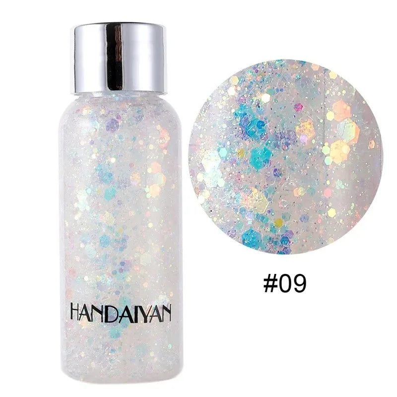Eye Glitter Body Face Gel Art Waterproof Gloss Shine Multifunctional Zpaxo 09