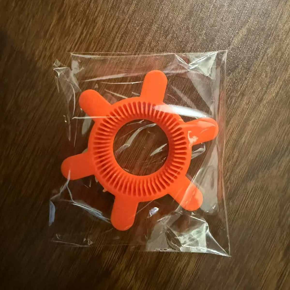 Manual Plastic Bottle Opener No Batteries Required Durable Gear Shape Zpaxo orange-1pc