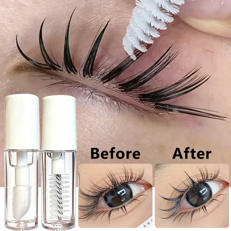 1.5ml Mini Lash Styling Sealant Fast Drying Soft Brush Eyelashes Styling Gel Non-White Residue for Salon Household Makeup Tools Zpaxo