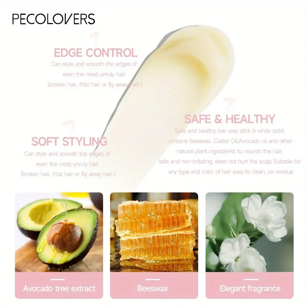 Fruity Hair Wax Stick, Broken Hair Finishing, Long-lasting, Easy To Use, for Daily Makeup Zpaxo