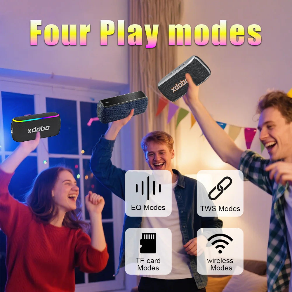XDOBO X8 Series Wireless Speaker 60W Subwoofer Deep Bass Outdoor Music Smart TV Home Cinema Loudspeaker X8II X8III X8IV Soundbar Zpaxo