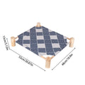 Elevated Dog Bed Raised Reversible Portable Breathable Washable Detachable Summer Cool Cot For Puppy Home Cage Crate Kennel Sofa Zpaxo 02 China Mainland