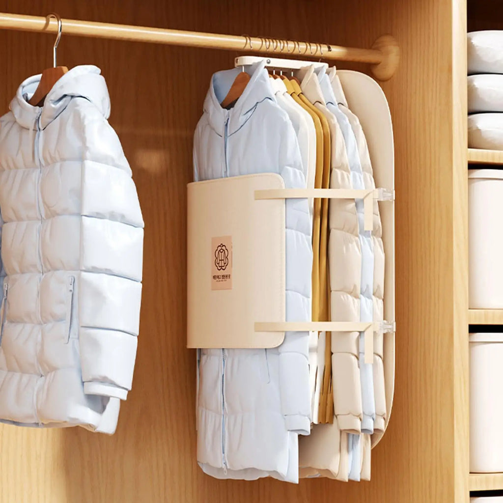 Clothes Compression Storage Board Space Saving Ultra Thin Dustproof Adjustable Closet Garment Press Board for Home Travel Shirts Zpaxo